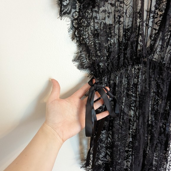Shein Black Lace Lingerie OS - Picture 3 of 4